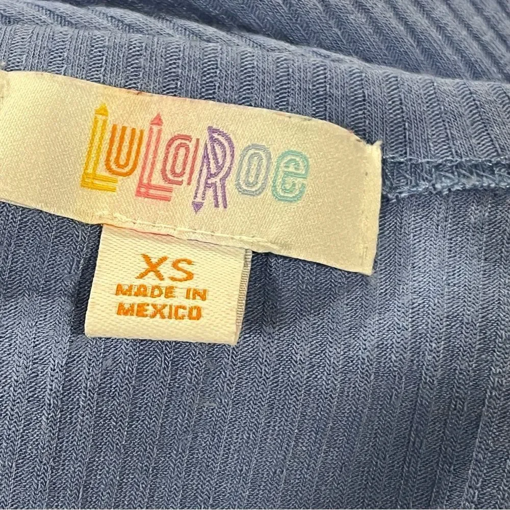 LuLaRoe‎ pale blue Long sleeve cardigan / duster with pockets - Picture 10 of 12